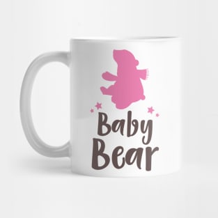 Baby Bear, Bear Cub, Cute Bear, Little Bear - Pink Mug